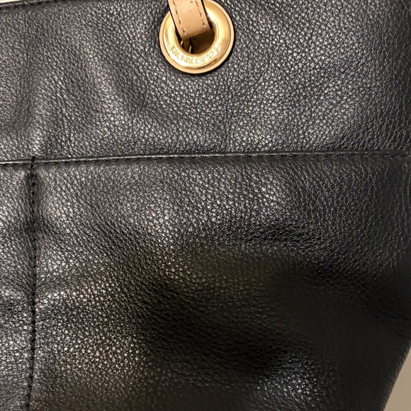 Michael Kors Black and Tan Leather handbag. Like new no tags. - Picture 7 of 14